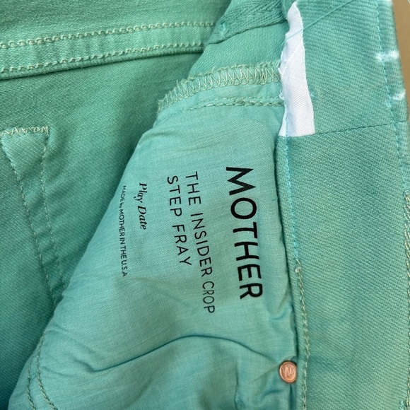Mother Jeans The Insider Crop Step Fray Play Date No Size Tag See Measurements - Picture 4 of 8